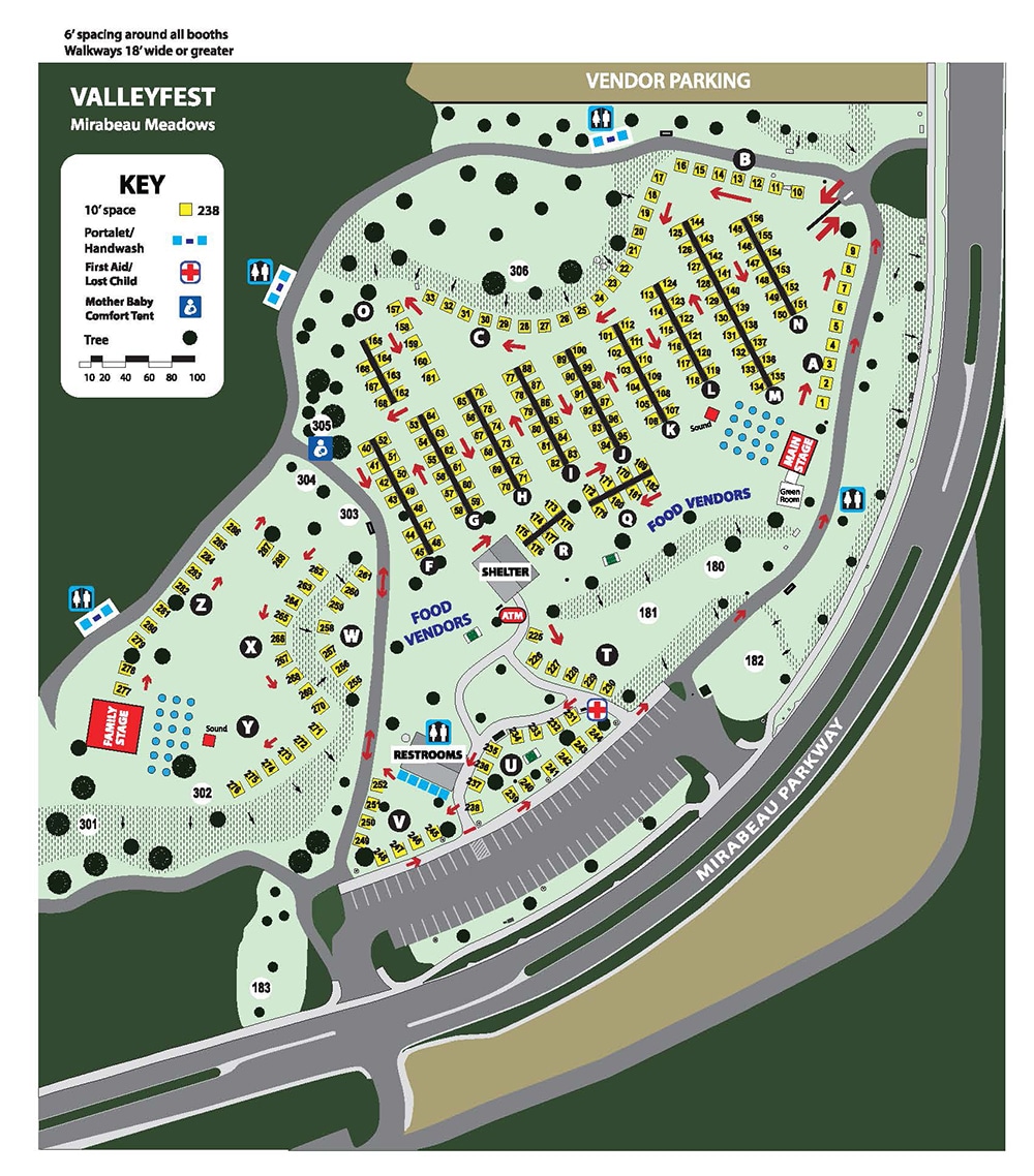 Event Map 2022 - Valleyfest