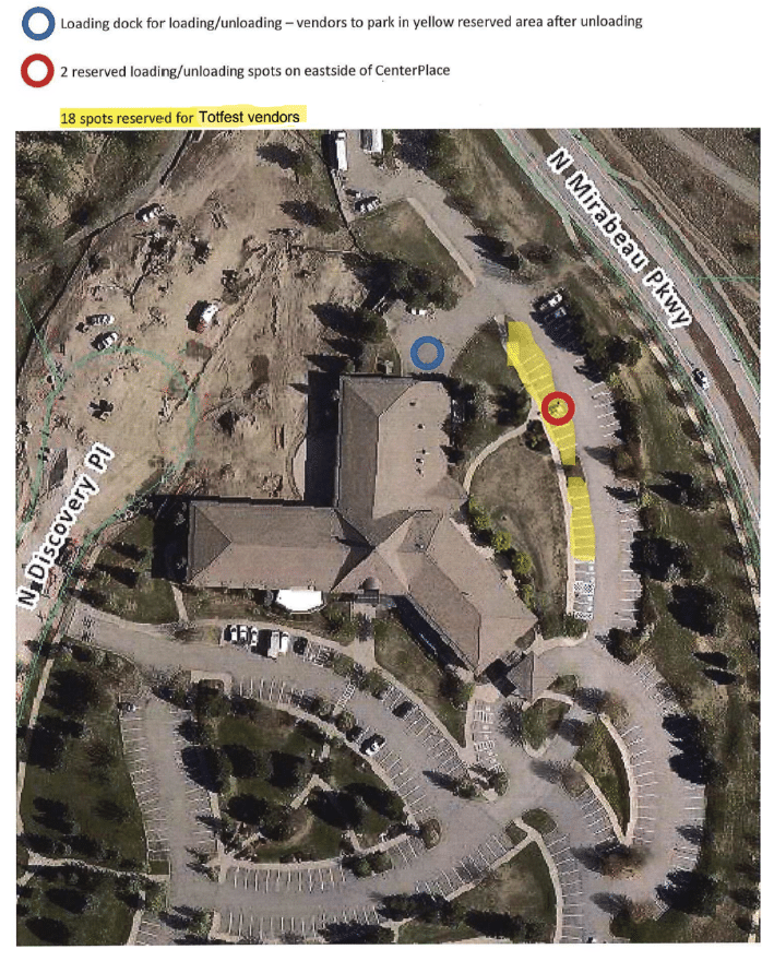 Totfest Parking